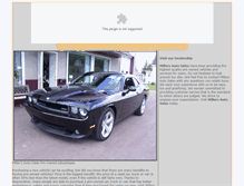 Tablet Screenshot of millersautosales.com